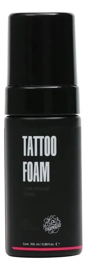 Espuma Limpiador Tatuajes Espuma de Tatuagem Mandala Preta 100 Ml