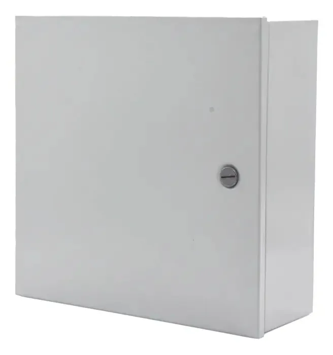 Armário de ancoragem 50x40x15 cm Placa interna Nema 1 G1-50-40-15 cor branca