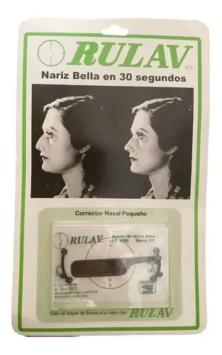 Rulav: Lindo nariz em 30 segundos, cor: preto, tamanho médio