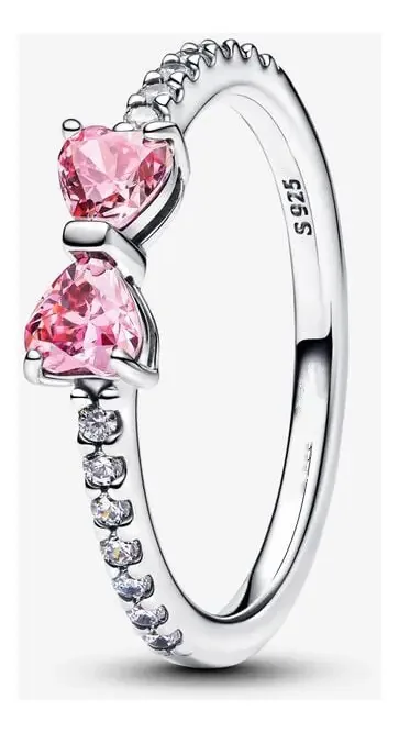 Anel de gravata borboleta clássico para mulheres, anel colorido Pa Jewelry S7 tamanho 6