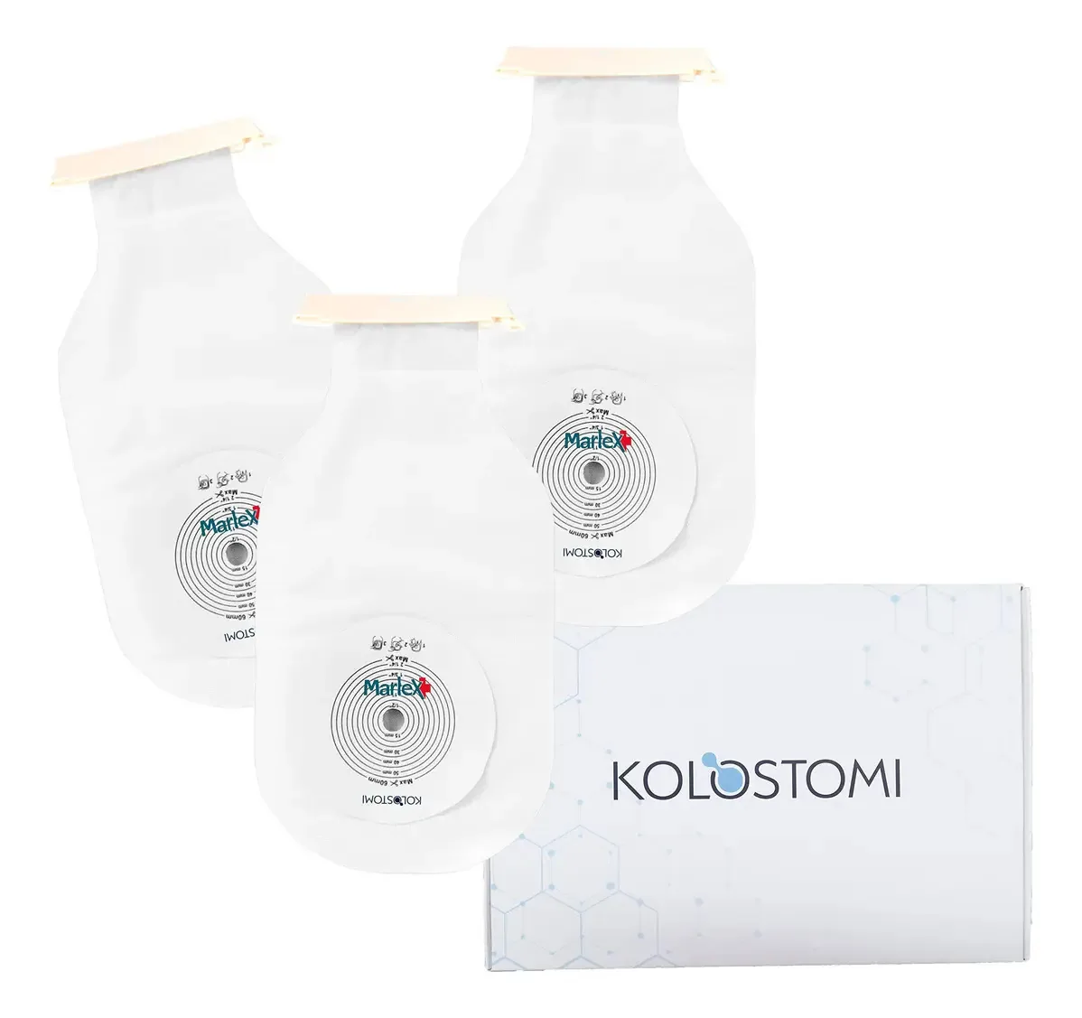 30 Sacos Para Colostomia Ou Ileostomia Adulto Kolostomi