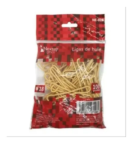 Bolsas de liga número 18 de 8 cm de borracha 100 Gr Ne-018 /v