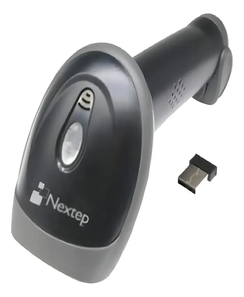 Leitor de código de barras e código QR sem fio Nextep 1d//v
