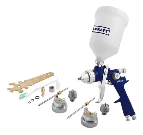 Pistola de pintura Toolcraft Tc1840 Professional de 0,6 lts