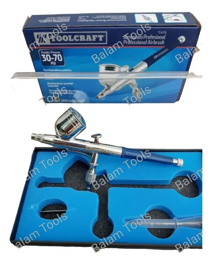 Aerógrafo profissional de 30 a 70 psi | Tc4176 Toolcraft