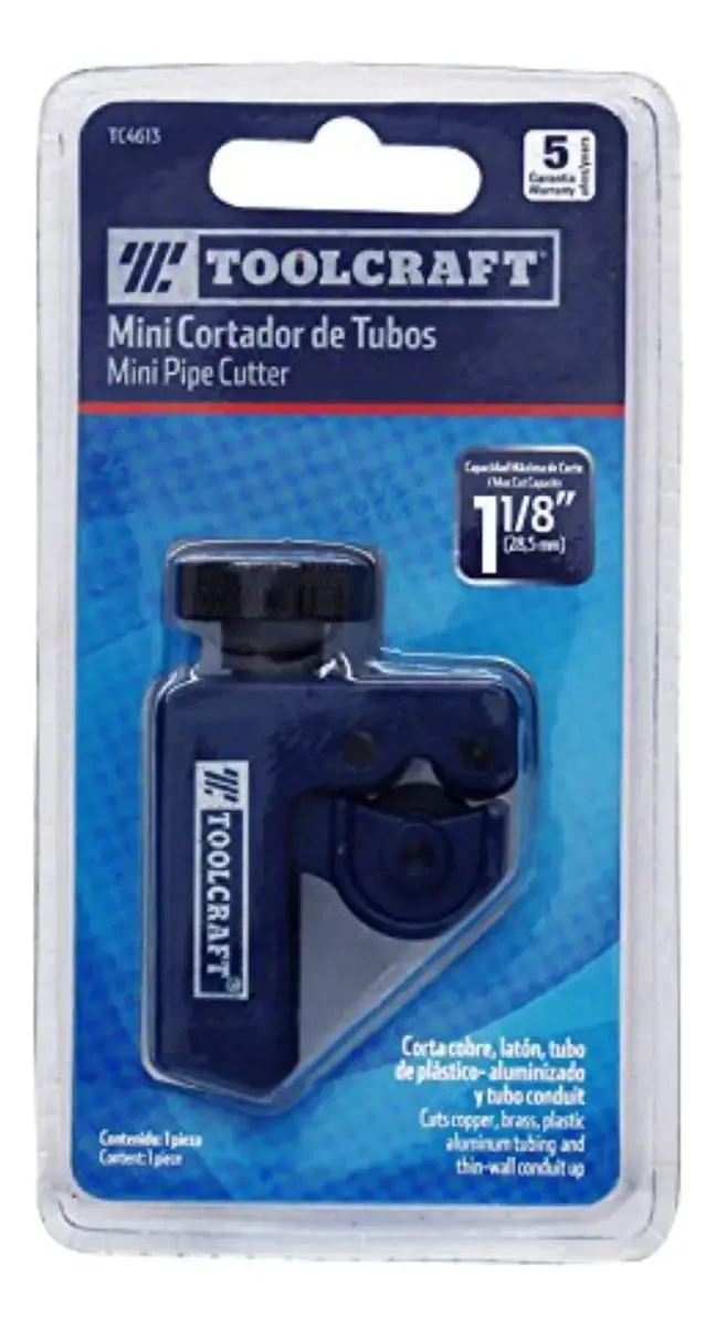 Mini cortador de tubos Aper. Max. 1-1/8 - Alta precisão
