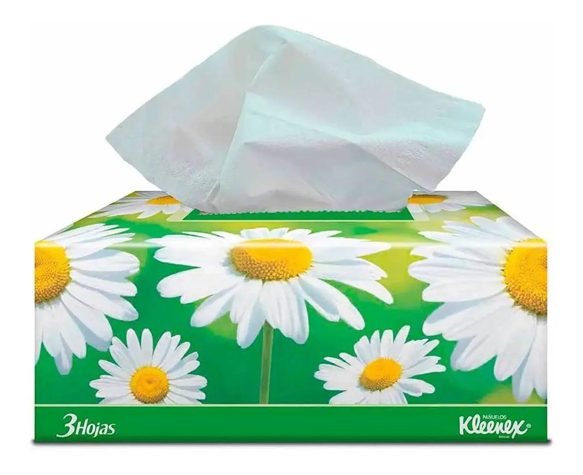 Lenços Faciais Kleenex Camomila 100 Lenços