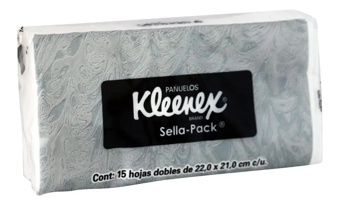 Lenços Kleenex de Bolso 8 Pacote