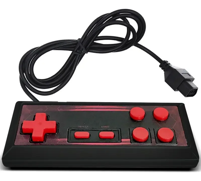 Console com 132 jogos clássicos, controle e bateria recarregável