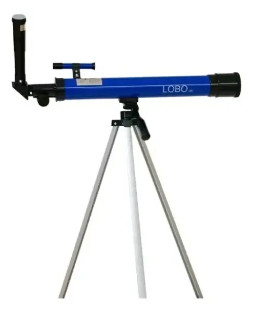 Telescópio Astronômico/Terrestre Lobo Tel50x600 50 mm azul