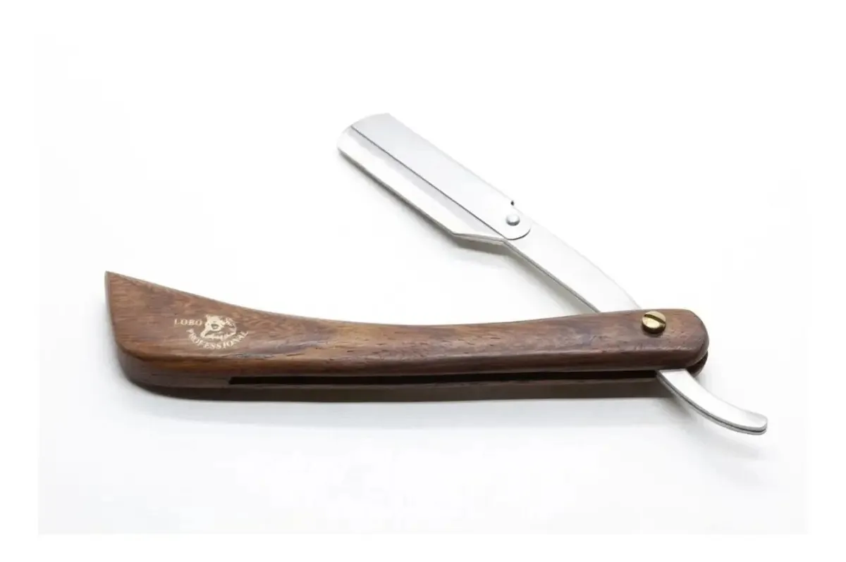 Suporte de barbear ajustável de aço inoxidável para barbearia
