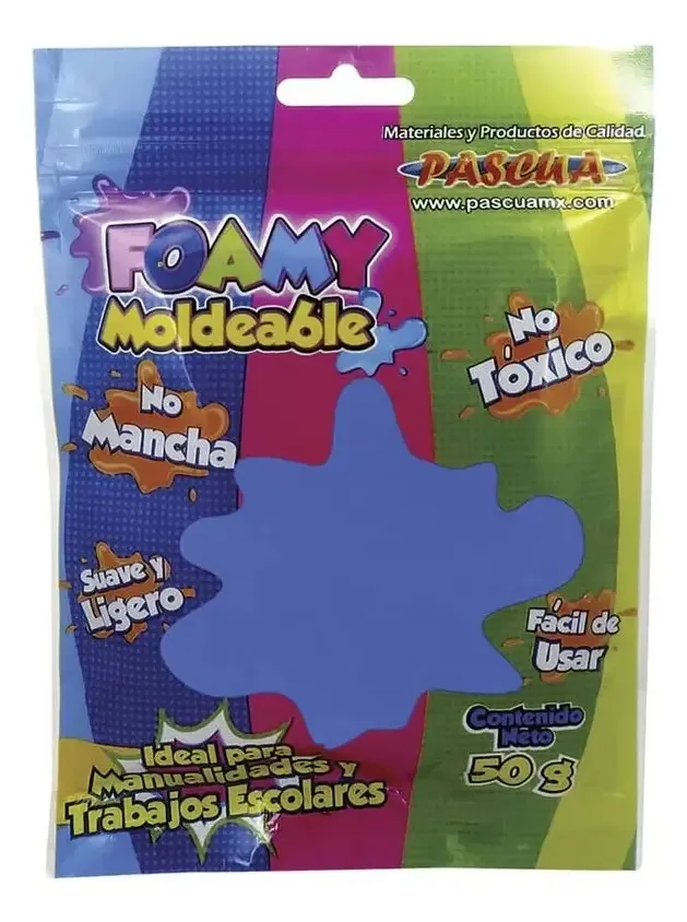 Espumoso Moldável 50g Cor de Páscoa Azul