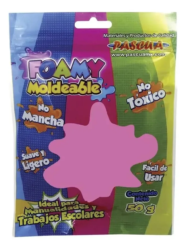 Espumoso Moldável 50g Rosa Claro da Páscoa