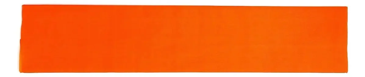 10 papéis crepom, uma cor, 200 cm x 50 cm, laranja