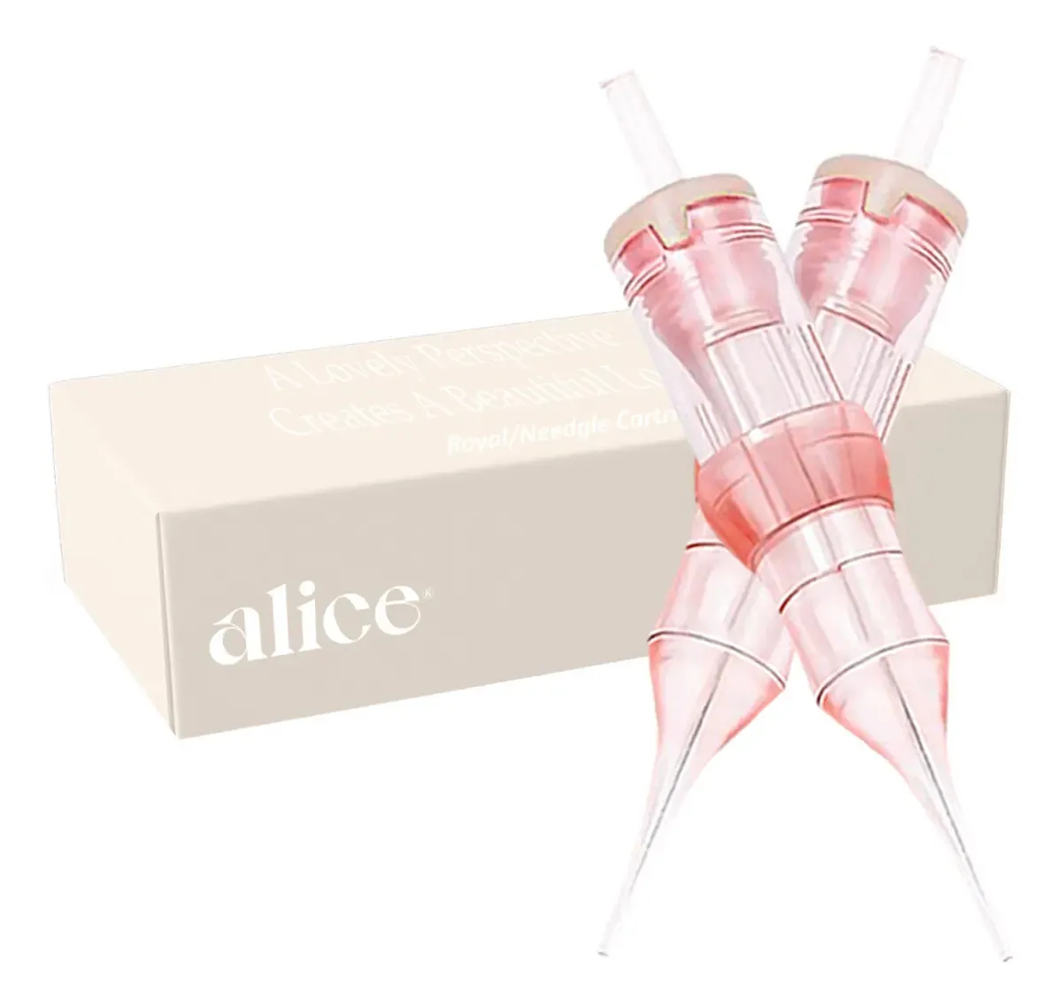 Cartucho de agulhas de microblading Alice Cosmetic Rllt 20 Color 2501