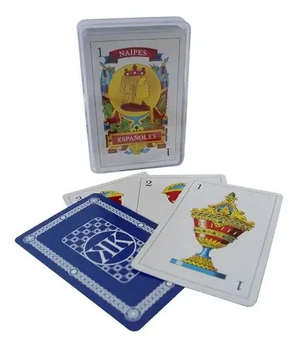 Baralho espanhol de cartas Kelvin 100% plástico