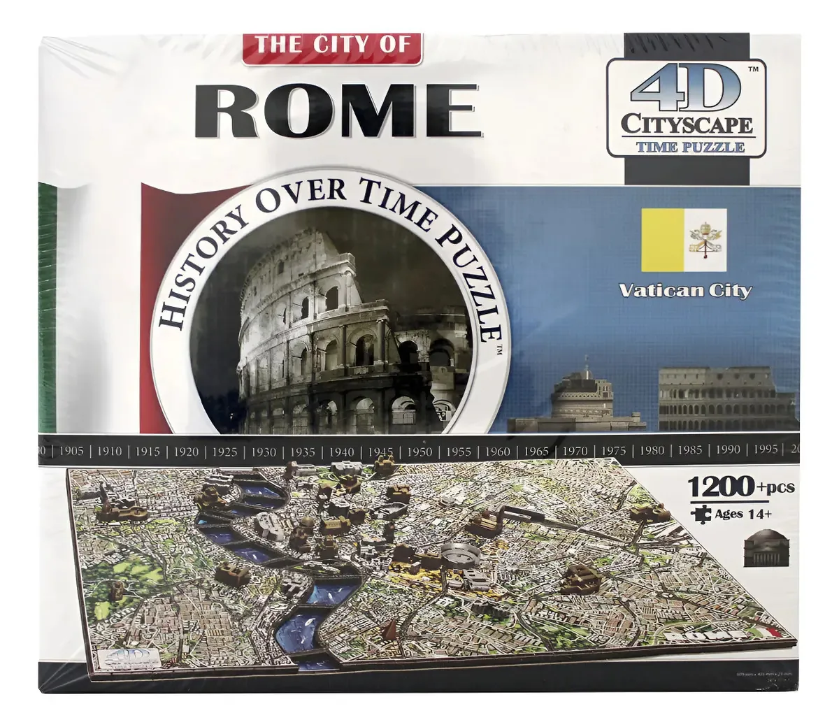 Quebra-cabeças City Roma Kelvin 4D