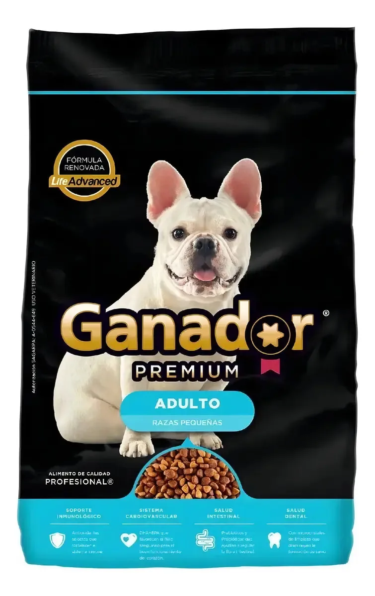 Alimento Ganador Premium Ração Winner Premium para Cães para cão adulto de raza pequena de 4 kg