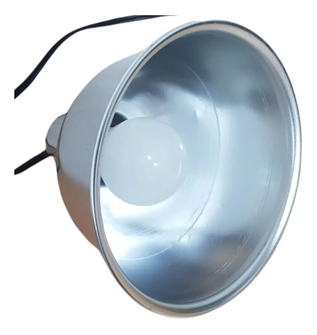 Campana Para Terrario Porta Reflector Reptiles 16cm Diametro
