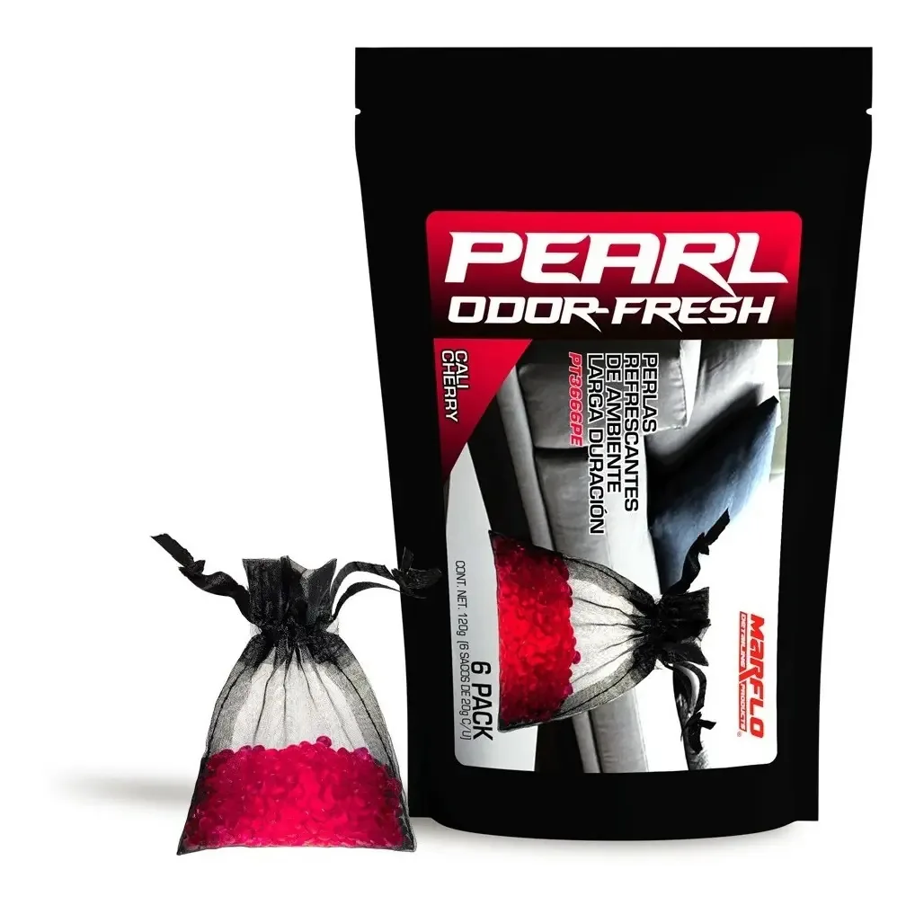 Bolsa de pérolas aromatizantes refrescantes, pacote com 6, 120g Marflo