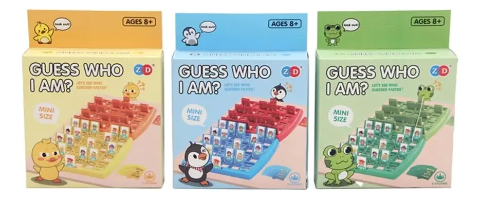 3 jogos de tabuleiro Guess Who Familiar Sh23053901