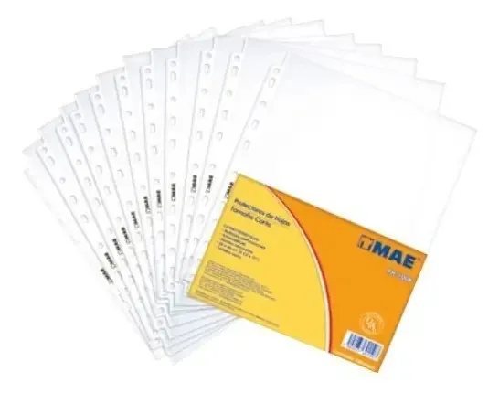 Folhas protetoras Mica Mae PH-100b Bolsa tamanho carta /v