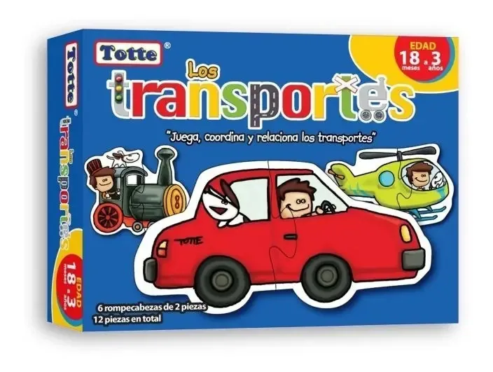 Quebra-cabeças Transportation Totte