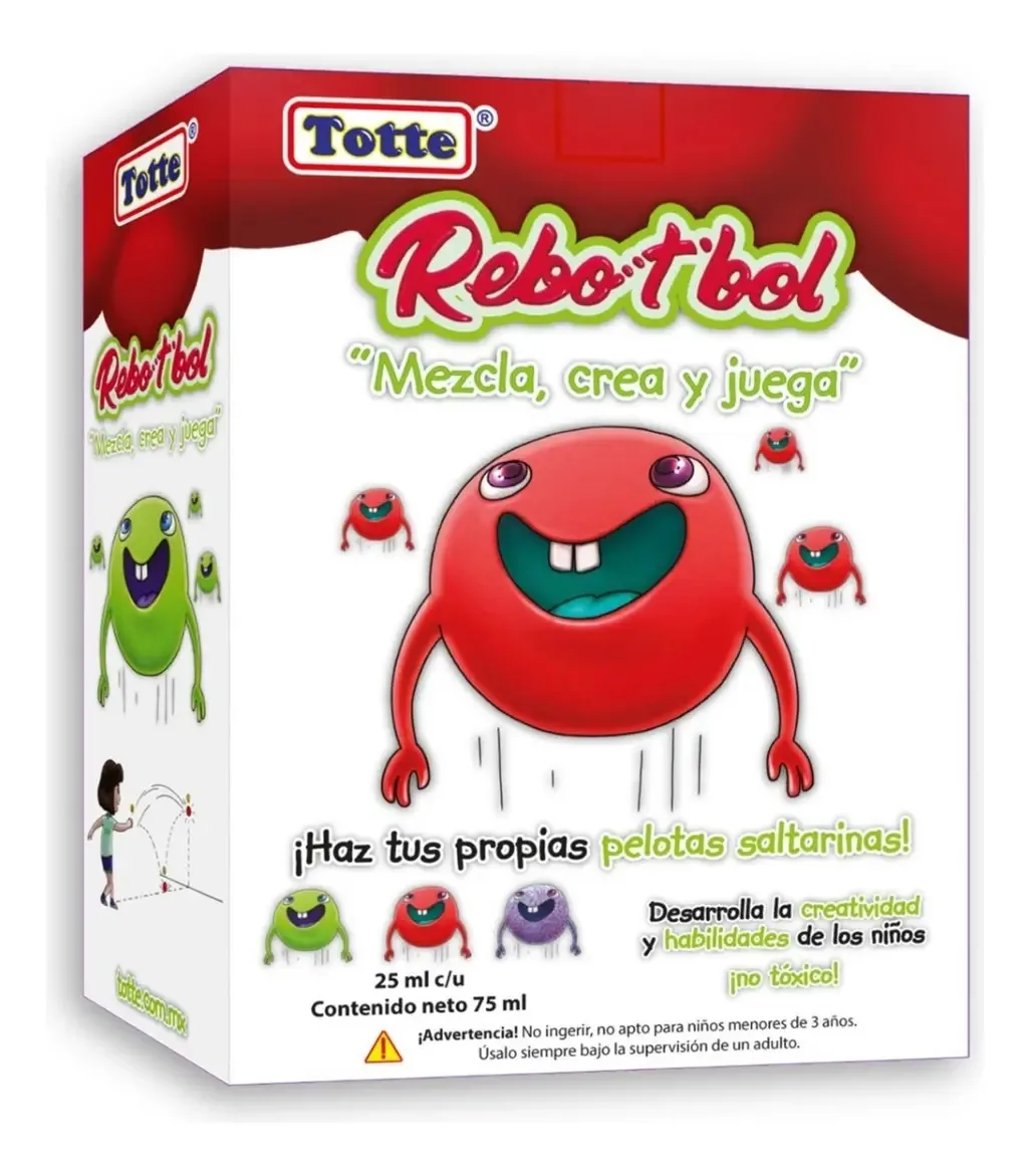 Kit Rebo T Bol Totte | Faça 3 lodos saltitantes diferentes