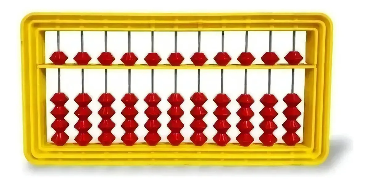 Ábaco japonês, ábaco chinês, 11 linhas, material didático