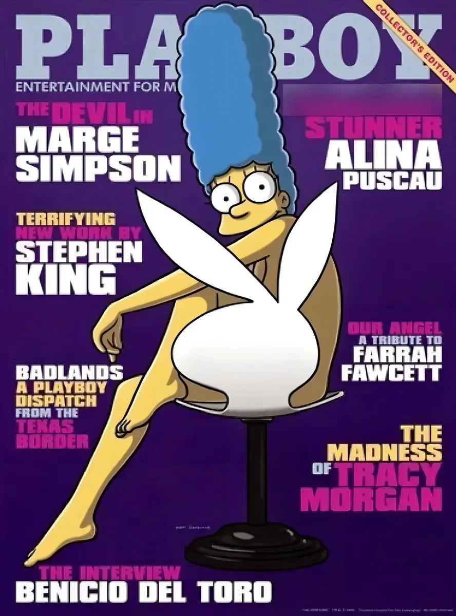 Revista Playboy Edición Especial De Marge Simpson