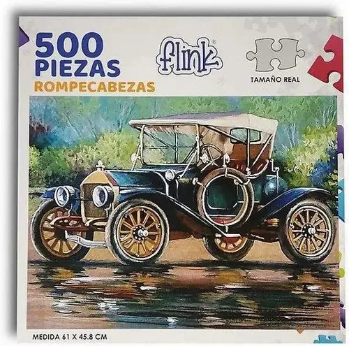 Quebra-cabeça de 500 peças, carro antigo