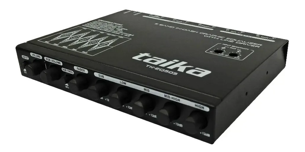 Equalizador de carro Taika Five Band Tk-eq505
