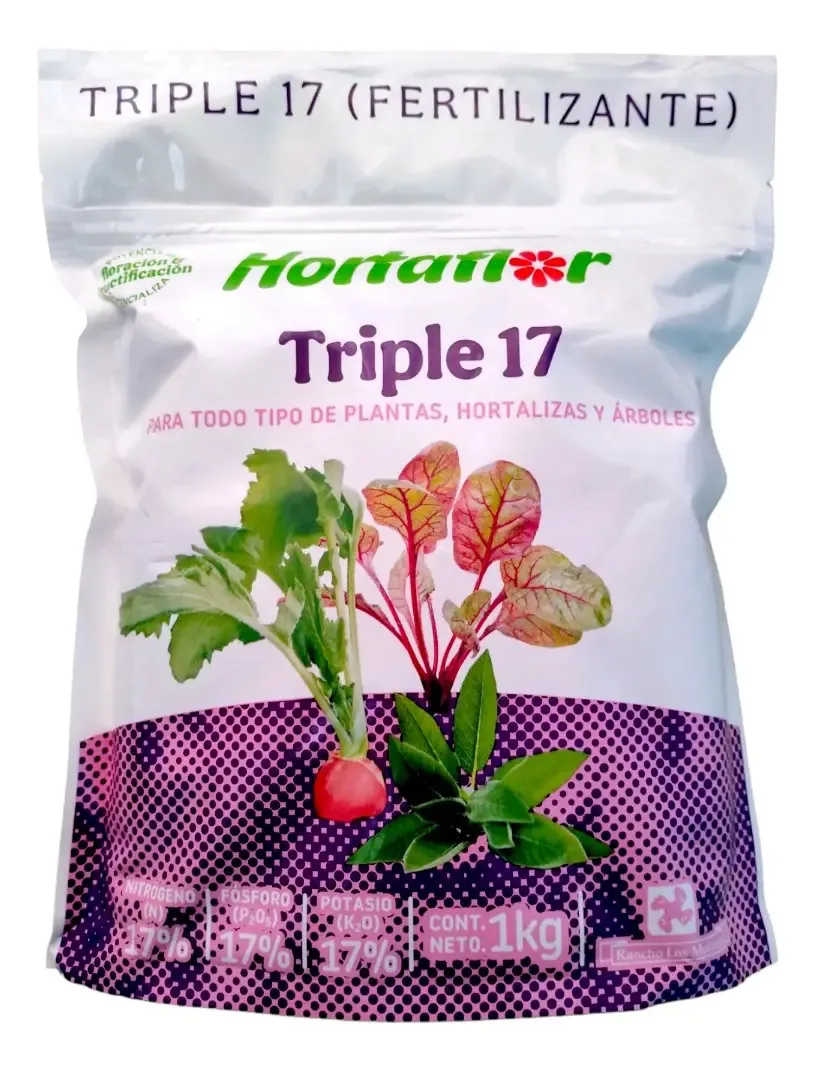 Alimentação > Plantas > Vegetais > Árvores > Fertilizante triplo > 1,7 kg