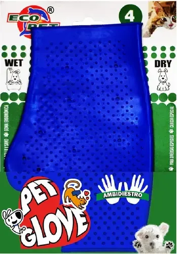 Luva de escova para cães para massageador de higiene ambidestra 50620