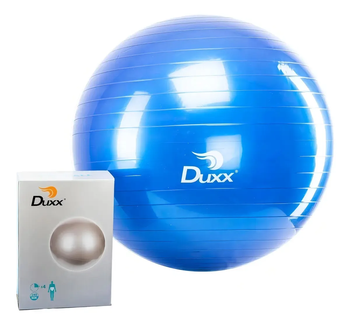 Bola de Pilates Duxx, 65 cm, azul