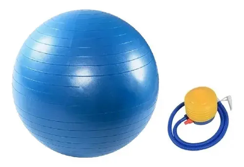 Bola de ioga Gym Pilates 75 cm, cor azul