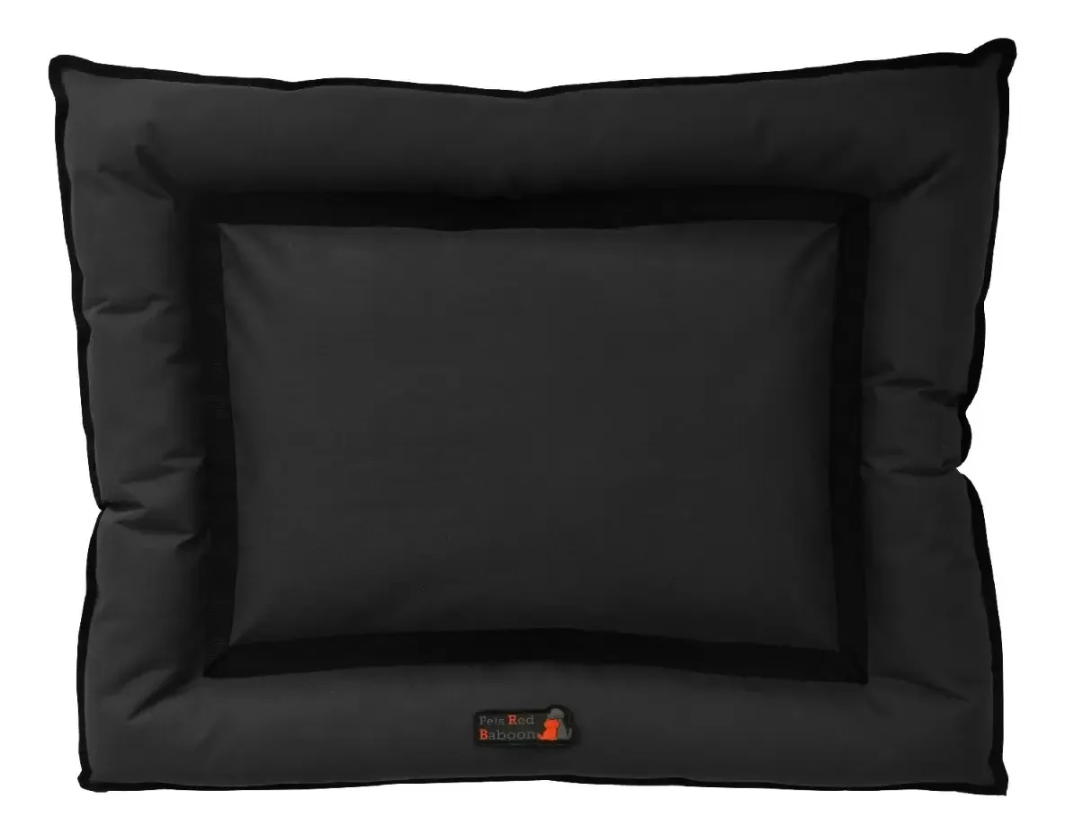 Colchão para cães, cama média, cama média para animais de estimação, cor preta