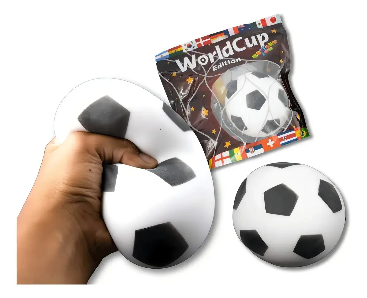 Brinquedo Squishy World Cup Anti-Stress Soccer Ball Qatar22