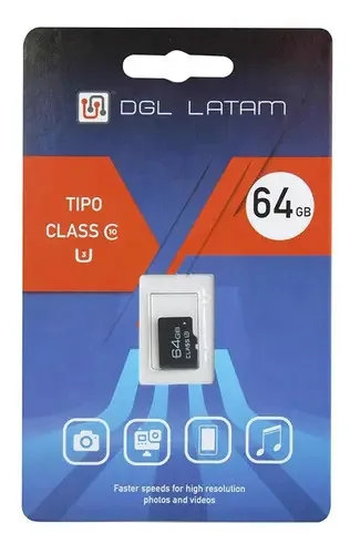Memória Micro Sd 64gb preta
