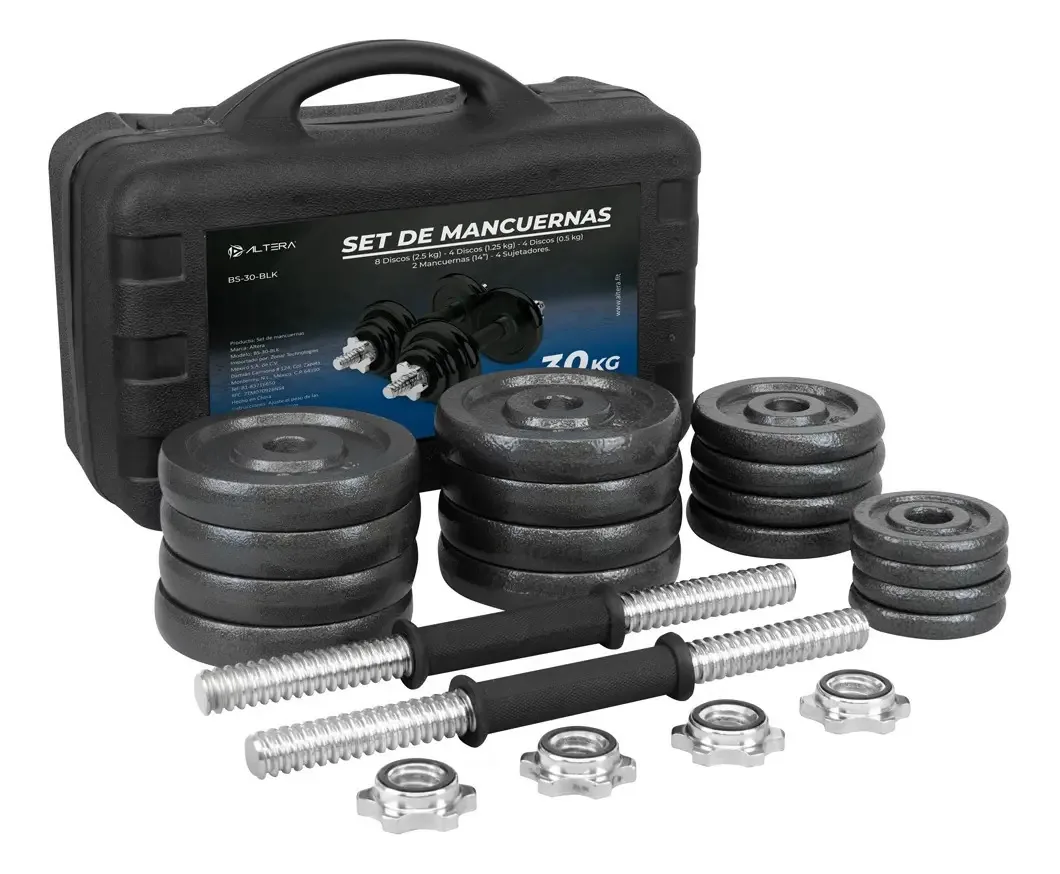 Conjunto de halteres Altera 30kg