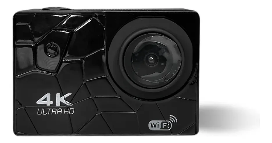 Câmera esportiva tipo Go Pro submersível 4k HD preta
