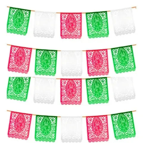 Papel Picado - Virgem de Guadalupe Enramada
