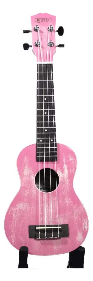Ukulele Campero Soprano rosa vintage