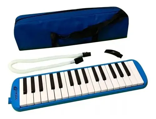 Capa flexível Vitale QM32A-1BL Melodica Vitale 32 teclas Az
