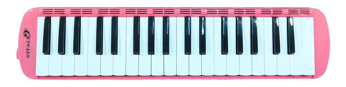 Rosa melódico de 37 teclas com capa Vitale QM375-pk