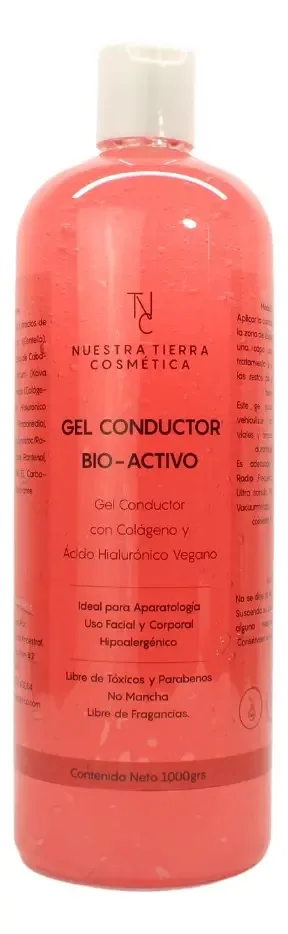 Gel Condutor Com Colágeno E Ac. Hialurônico Vegano 1 Kilo