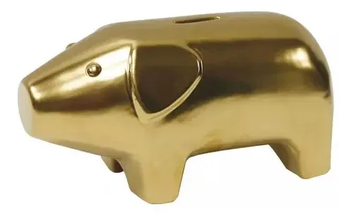 Piggy Piggy Piggy Piggy Gold Gold Decorativo