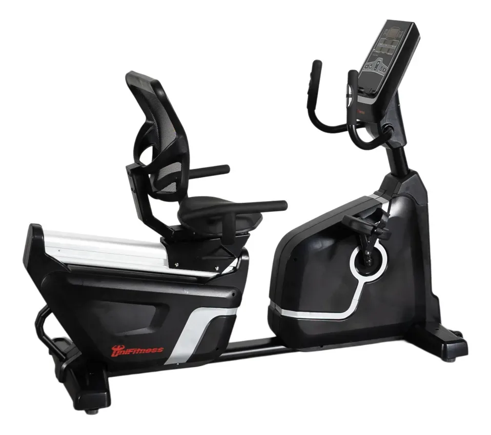 Bicicleta horizontal Unifitness S-25 preta