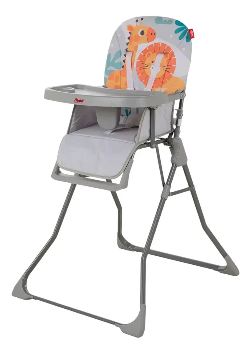 Cadeira cinza ajustável ultracompacta Periquera D Bebe Light