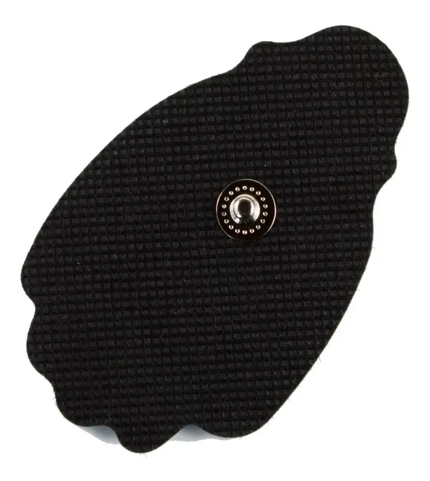 8 eletrodos Patches Pads Tens Electrostimulator Broche 3.5, cor preta